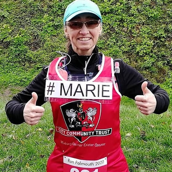 TBM’s Marie runs London Marathon in Exeter for local charity